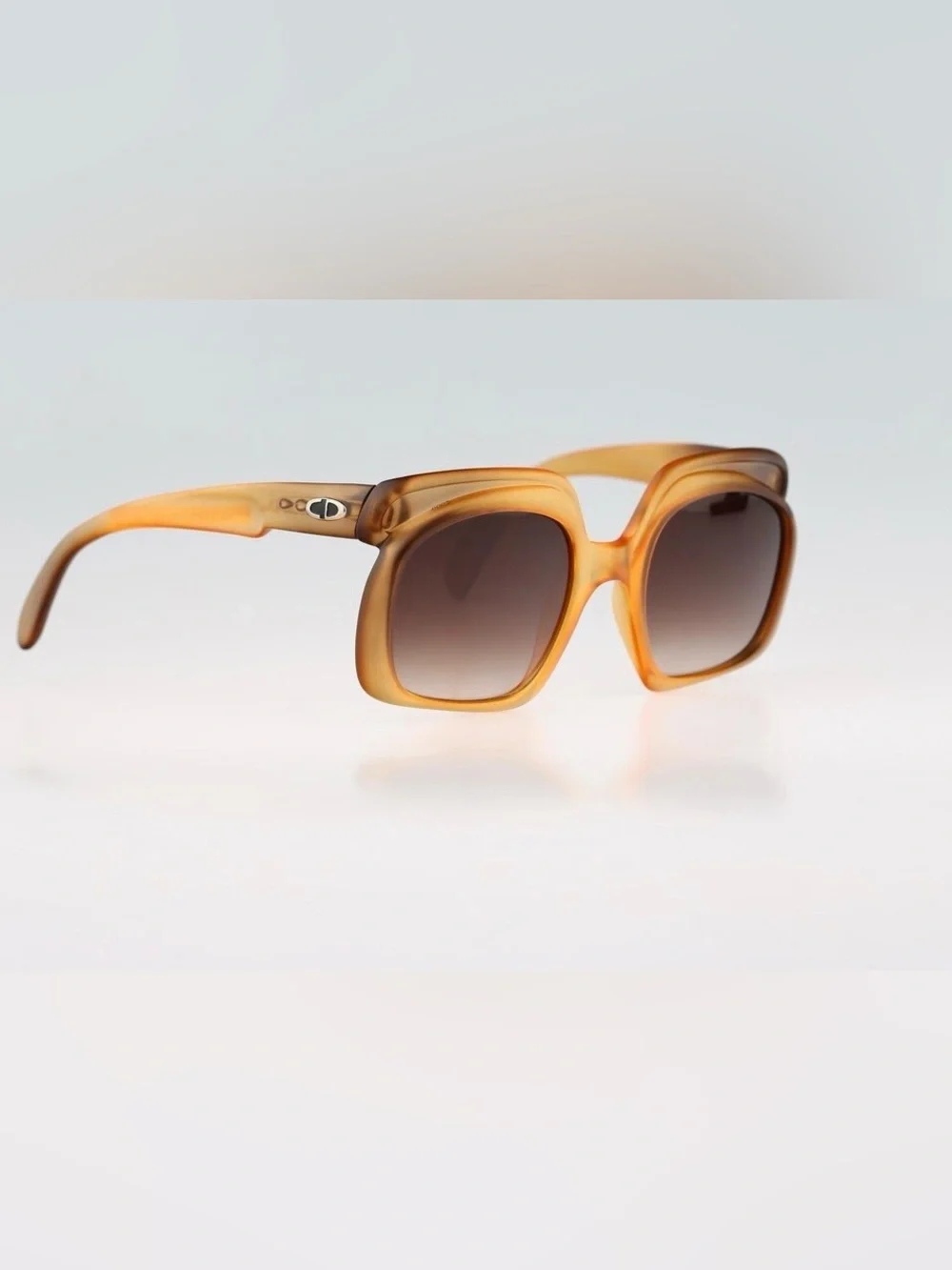 Christian Dior Vintage Matte Amber Sunglasses
